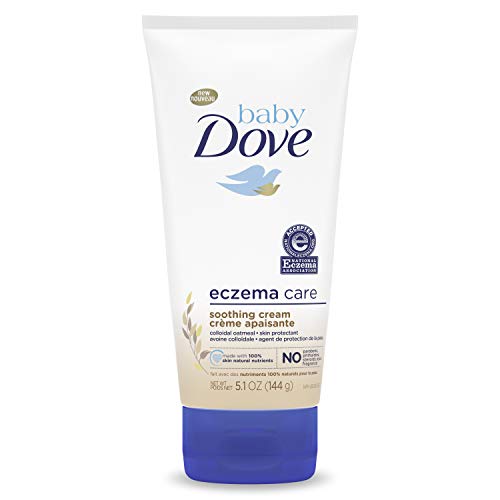 Baby Dove Soothing-Cream To Soothe Delicate Baby Skin Eczema Care No Artificial Perfume or Color, Paraben Free, Phthalate Free 5.1 oz by Unilever