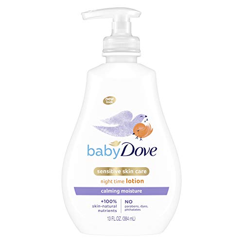 Baby Dove Sensitive Skin Care Baby Lotion For a Soothing Scented Lotion Calming Moisture Hypoallergenic and Dermatologist-Tested 13 oz from Unilever