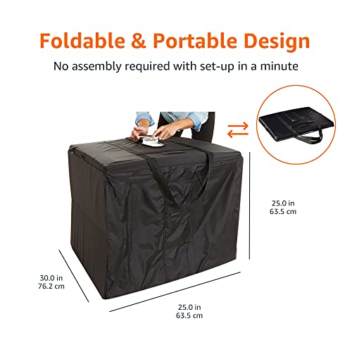 Amazon Basics Portable Foldable Photo Studio Box with LED Light - 25 x 30 x 25 Inches from Amazon Basics