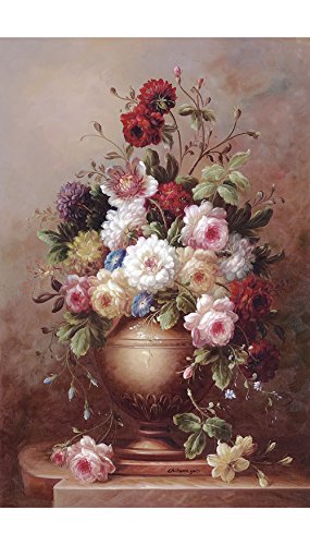 Funnybox Peony Flower-Celestial Beauty, The King of Flowers-Painting Wooden Jigsaw Puzzles for Teens and Family (1000 Piece) by Taoyi