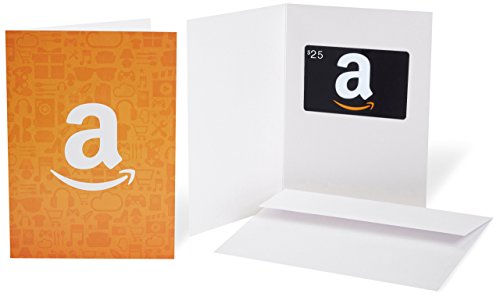Amazon.com $25 Gift Card in a Greeting Card (Amazon Icons Design) from Amazon