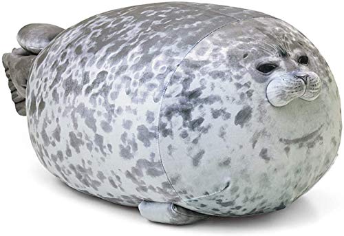 MerryXD Chubby Blob Seal Pillow,Stuffed Cotton Plush Animal Toy Cute Ocean Medium(17.6 in) by MerryXU