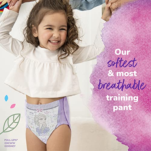 Pull-Ups New Leaf Girls' Disney Frozen Potty Training Pants Training Underwear, 3T-4T, 16 Ct from Kimberly-Clark Corp.