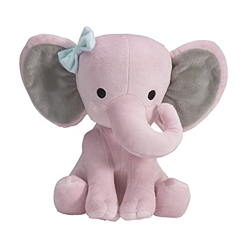 Bedtime Originals Twinkle Toes Pink Elephant Plush, Hazel from Lambs & Ivy Bedtime