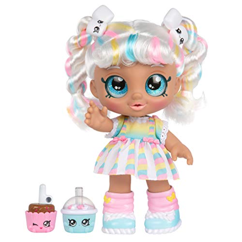 Kindi Kids Snack Time Friends - Pre-School Play Doll, Marsha Mello - for Ages 3+ | Changeable Clothes and Removable Shoes - Fun Snack-Time Play, for Imaginative Kids by Moose Toys LLC