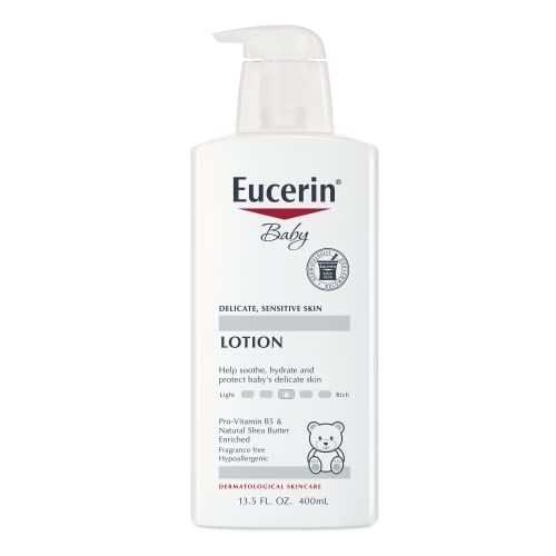 Eucerin Baby Body Lotion - Hypoallergenic & Fragrance Free, Safe for Everyday Use on Sensitive Skin - 13.5 fl. oz. Pump Bottle by Beiersdorf, Inc.