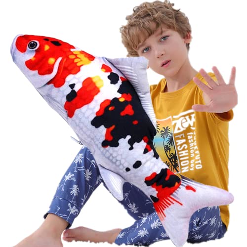 Simulation Fish Plush Toy/Toy Pillow/Stuffed Animal Toy, Fish Shape Pillowï¼ Novelty Plush Toys Sofa Home Decorï¼ (31.5 inches / 80 cm) by TONGMAN