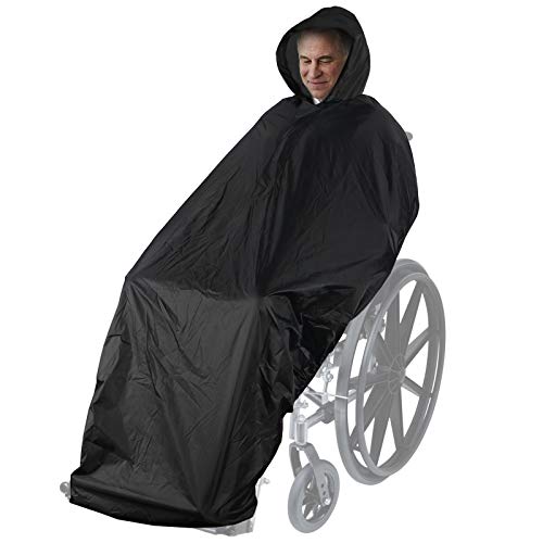 Anyoo Wheelchair Waterproof Poncho with Hood Reusable Cover perfect for Adult by Anyoo