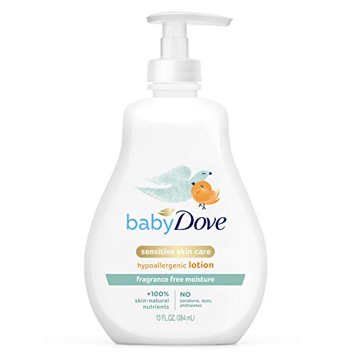 Baby Dove Face and Body Lotion for Sensitive Skin Sensitive Moisture Fragrance-Free Baby Lotion 13 oz from Unilever