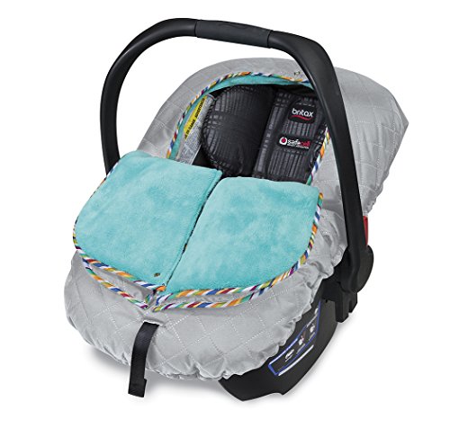 Britax B-Warm Insulated Infant Car Seat Cover, Machine Washable, Arctic Splash from Britax USA