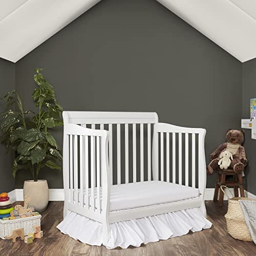 Dream On Me Aden 4-in-1 Convertible Mini Crib in White, Greenguard Gold Certified from Dream on Me