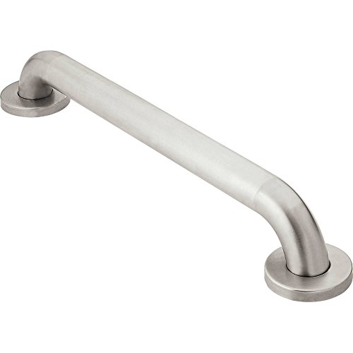 Moen R8732P Home Care Bathroom Safety 32-Inch Grab Bar with Concealed Screws, Peened, Stainless by Moen