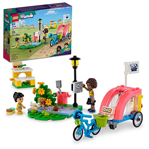 LEGO Friends Dog Rescue Bike 41738 Building Toy Set for Kids, Boys, and Girls Ages 6+ (125 Pieces) from LEGO