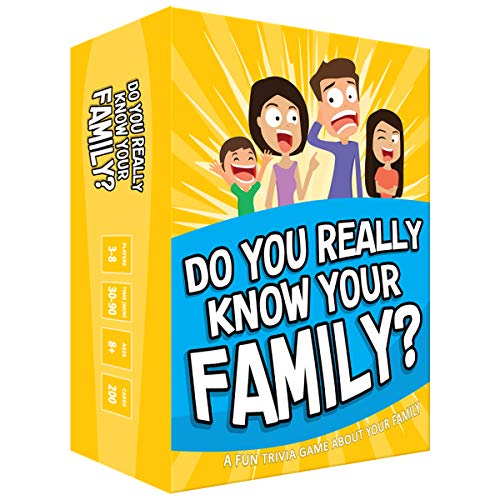 Do You Really Know Your Family? A Fun Family Game Filled with Conversation Starters and Challenges - Great for Kids, Teens and Adults by ASM Holdings LLC