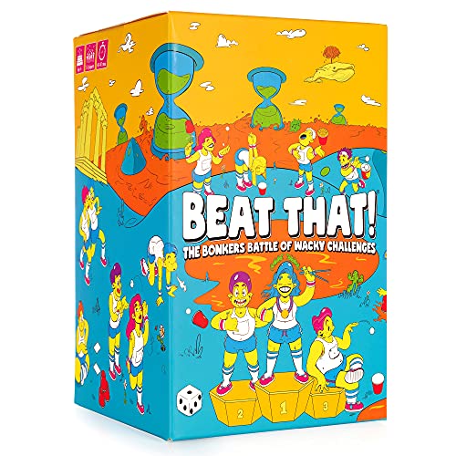 Beat That! - The Bonkers Battle of Wacky Challenges [Family Party Game for Kids & Adults] from That's What She Said Inc.