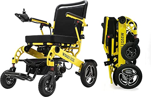 Intelligent Folding Electric Wheelchair for Adults, Lightweight Foldable Powered Wheelchair, Power Wheelchair, Portable Folding Carry Wheelchairs, Durable Wheelchair from innuovo