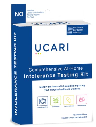 UCARI Intolerance & Food Sensitivity Test Kit for Adults & Kids | 1500+ Food, Environmental, & Skin Intolerance Test Kit | Non-Invasive Bioresonance Home Health Testing Kits, Fast Results by UCARI
