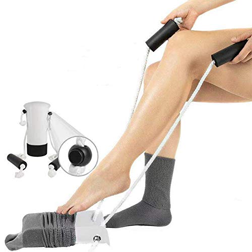Fairman Socks Aid Easy on and Off Stocking Slider Pulling Assist Device Sock Helper for Elderly/Pregnant or Those with Reduced Mobility to Put on Their Socks Without Bending Down Adjustable by Fairman