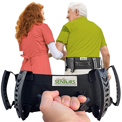 Gait Belt for Seniors - Transfer Gate Belts With Handles for Lifting Elderly & Patient Physical Therapy - Easy to Use Quick Release Gait Belt for Medical Nursing Use - Feel Safe & Improve Your Balance from Simply Seniors