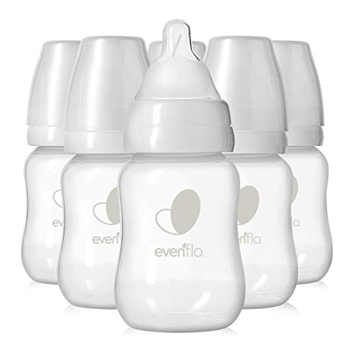 Evenflo Feeding Premium Proflo Venting Balance Plus Standard Neck Baby, Newborn and Infant Bottles - Developed by Pediatric Feeding Specialists - 4 Ounce (Pack of 6) by Evenflo Feeding
