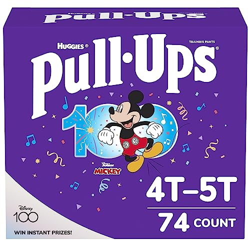 Pull-Ups Boys' Potty Training Pants Training Underwear , 4T-5T, 74 Ct by Kimberly-Clark Corp.