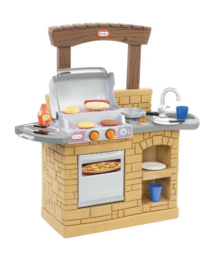 Little Tikes Cook 'n Play Outdoor BBQ , Brown from Little Tikes
