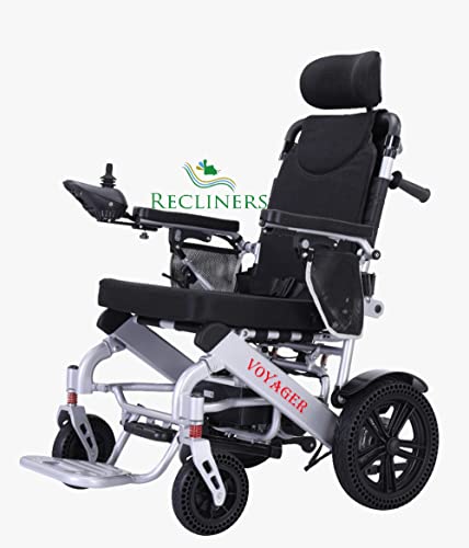 Rubicon DX11 Reclining Foldable Electric Wheelchairs for Adults - 600W Super Horse Power Motor - 20 Mile Range ~ 20AH Extended Battery - Include Headrest and Backrest Multi-Angle Adjustment from Innv. Tech