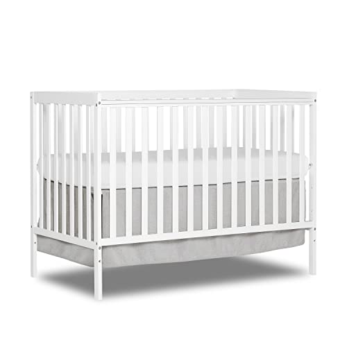 Dream On Me Synergy 5-in-1 Convertible Crib in White, Greenguard Gold Certified from Dream On Me