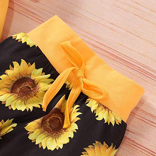 Newborn Baby Girl Clothes Infant Baby Ruffle Romper +Pants + Headband 3 PCS Outfits Set from 
