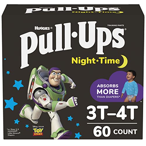 Pull-Ups Night-Time Boys' Training Pants, 3T-4T, 60 Ct by Kimberly-Clark Corp.