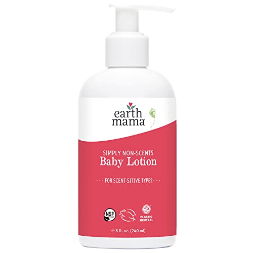 Earth Mama Simply Non-Scents Baby Lotion with Organic Calendula, 8-Fluid Ounce (Packaging May Vary) from Earth Mama - Geneva Supply(6N04Y) -- Dropship
