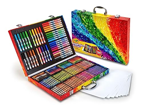 Crayola Inspiration Art Case Coloring Set, Gift for Kids, 140 Art Supplies by Crayola