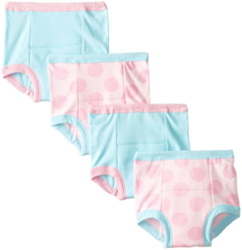 Gerber Baby Girls' 4-Pack Training Pant, Big Dots, 2T from Gerber Girls 2-6x