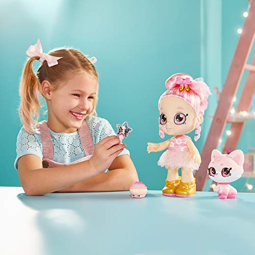 Kindi Kids Fun Time Friends - Pre-School Play Doll, Pirouetta - for Ages 3+ | Changeable Clothes and Removable Shoes by Moose Toys
