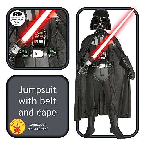 Rubies Star Wars Classic Child's Deluxe Darth Vader Costume and Mask, Medium from Rubie's