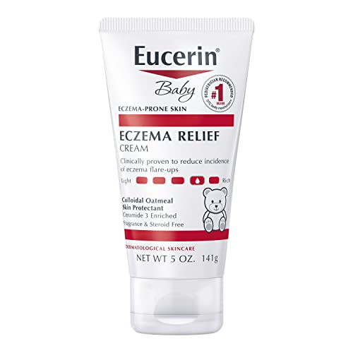 Eucerin Baby Eczema Relief Body Cream - Steroid & Fragrance Free for 3+ Months of Age - 5 Oz Tube by Beiersdorf, Inc.