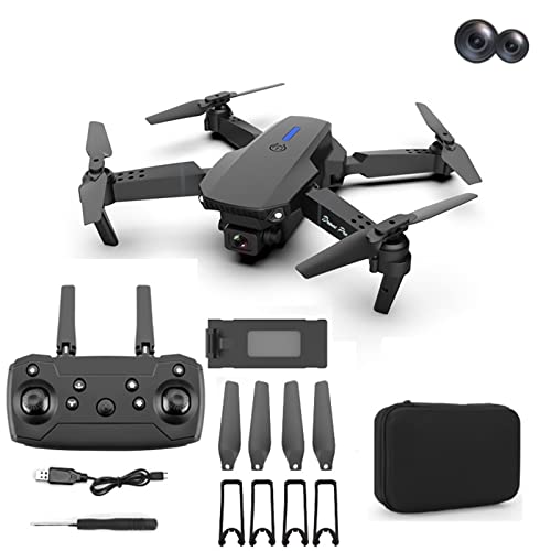 Dual -Shot 1080P Folding Aerial Drone, Hd Camera Remote Control Toy, Wifi Map High -Definition Aircraft Aircraft, Remote Control Toy Gifts from Usloyux