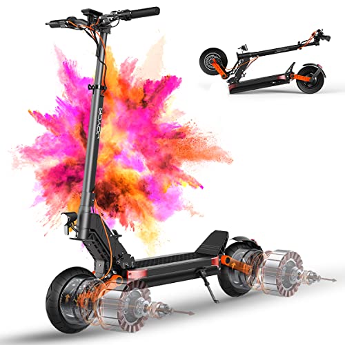 JOYOR S10-S Electric Scooter for Adults Dual 1000W Motor Fast Scooter 37 Mph & 53 Miles Long Range 265 Lbs 10" Tires Hydraulic Brake Off-Road Escooter for Beginners by Anhui Fu Yuan Mechanical And Electrical Technology Co.,Ltd