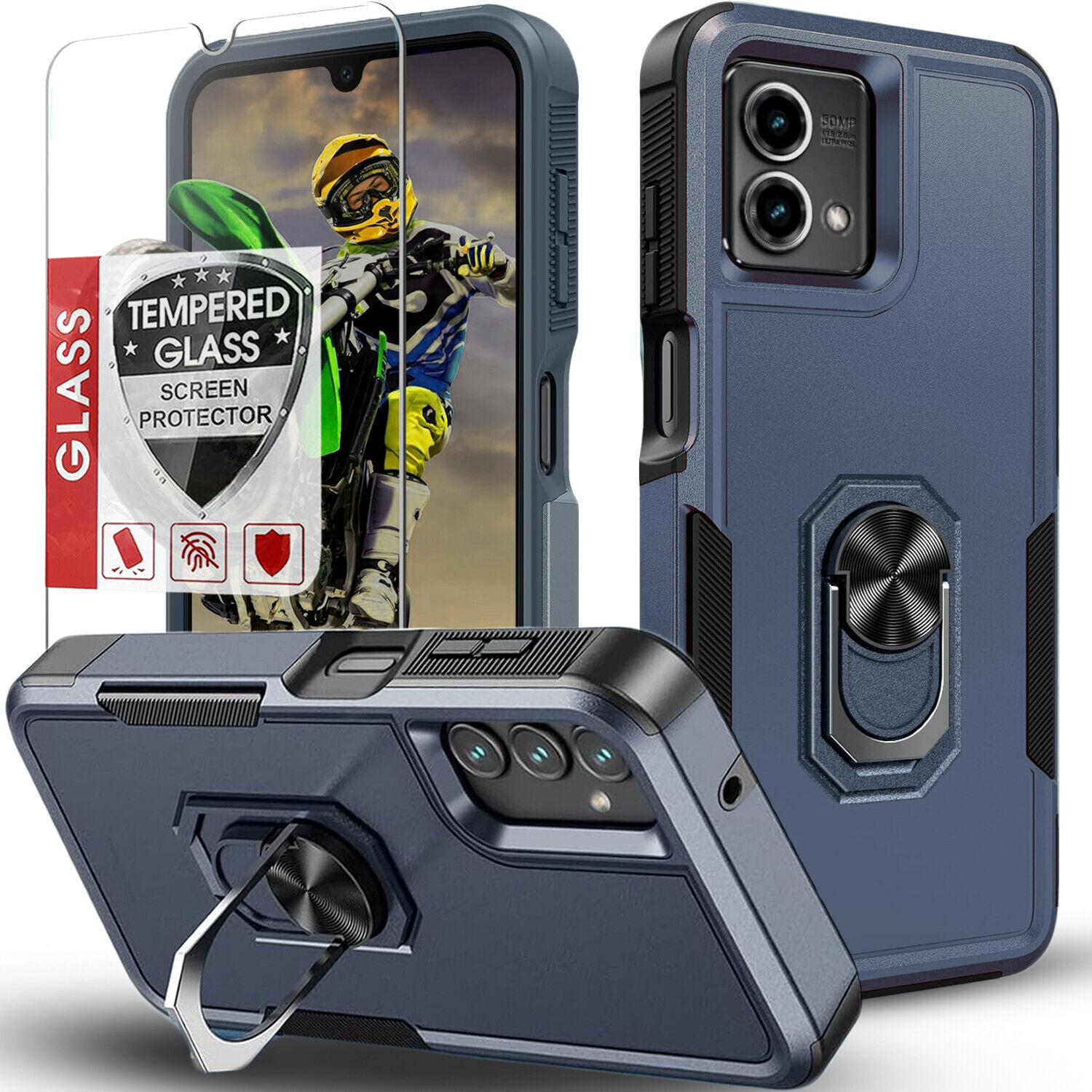 Motorola Moto G Play 2024/G Power 5G Case & Glass