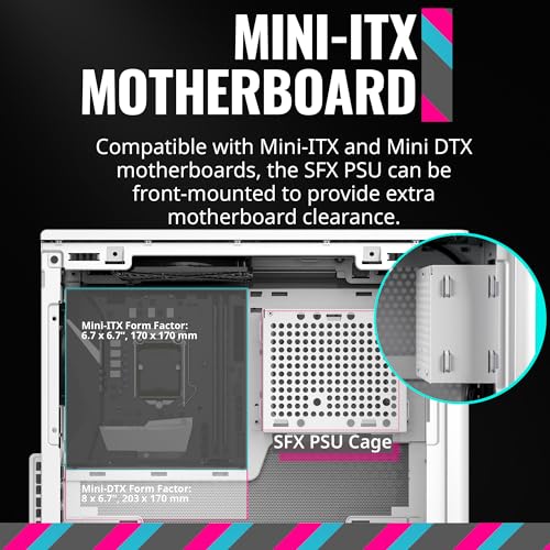 Cooler Master NR200 White Mini-ITX Case with Vents