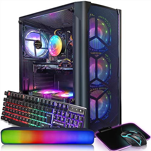 STGAubron Intel i7 Gaming PC with RGB Accessories