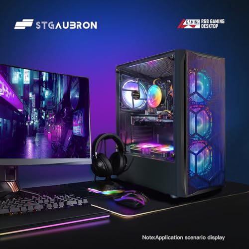 STGAubron Intel i7 Gaming PC with RGB Accessories
