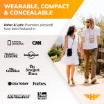 HERO RFID Blocking Neck Wallet - Beige Pouch