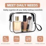 Icramsy TSA Approved Clear Travel Toiletry Bags