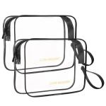 Icramsy TSA Approved Clear Travel Toiletry Bags