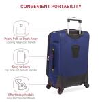 SWISSGEAR 21-Inch Expandable Softside Luggage - Blue