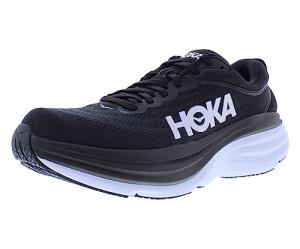 HOKA ONE ONE Bondi 8 Men's Shoes - Black/White