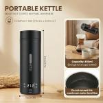Rzlinn Travel Electric Kettle with Temperature Control
