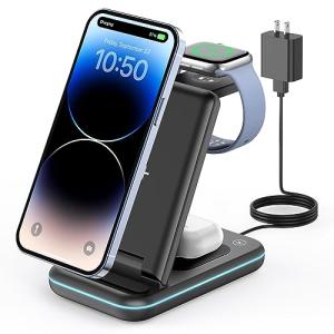 3-in-1 Wireless Charging Station for Apple Devices