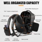 Cwatcun D97 Large Black Camera Backpack